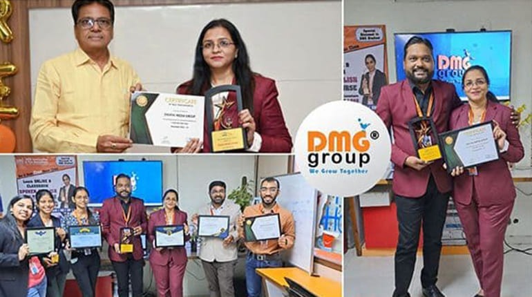 DMG Group Has Been Awarded “Best Outstanding Performance Computer Training Institute in Ahmedabad, Gujarat” by MIT, Govt of India during 2022 – 2023