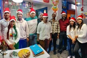 Celebrated Christmas at Work